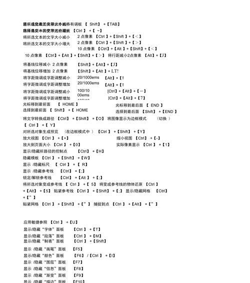 ai复制粘贴的快捷键是什么（ai复制粘贴快捷键命令大全）