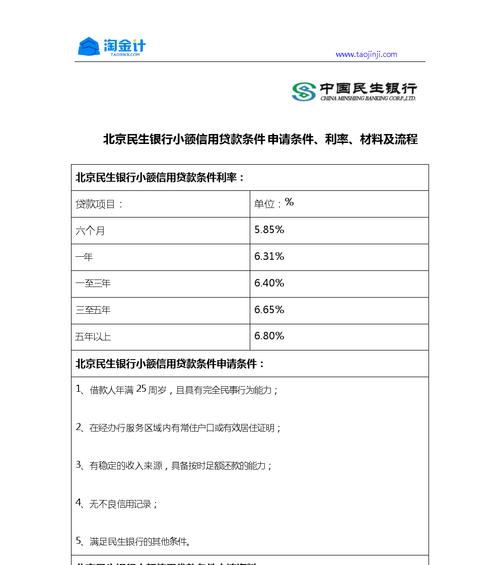 申请银行贷款流程解析（了解贷款申请的关键步骤）