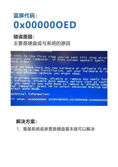 电脑蓝屏了怎么解决？蓝屏出现的原因和解决方法是什么？