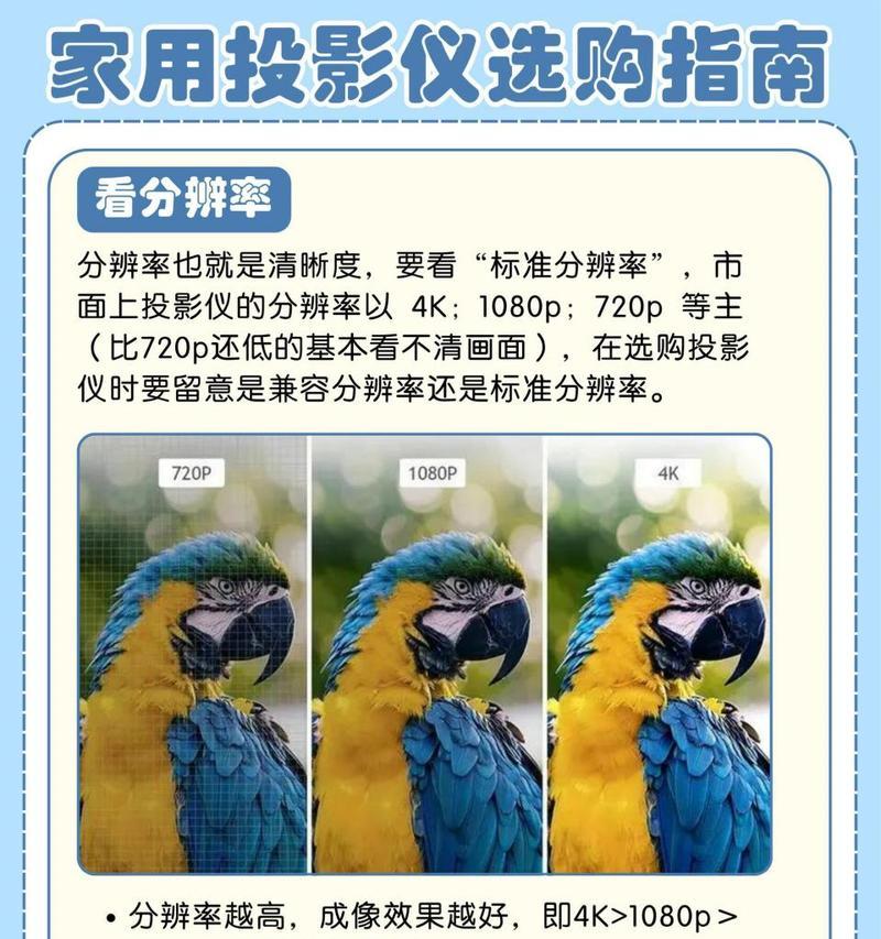 家庭投影仪选购指南：如何挑选合适的型号？