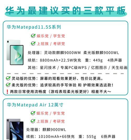 华为平板电脑性价比选择方法是什么？