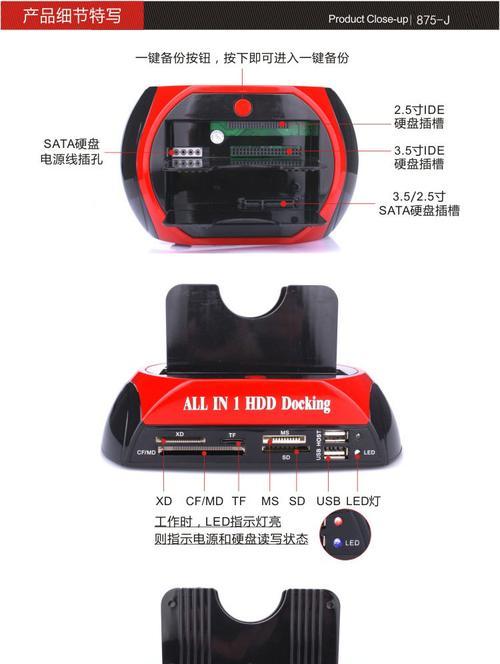 老式读卡器安装移动硬盘方法？